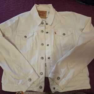 Levi's White Jean Jacket